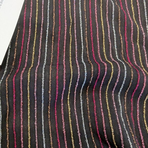 NWT French Connection PAULA KEYHOLE DRESS Midi dresses sz S black stripe party - Picture 14 of 15